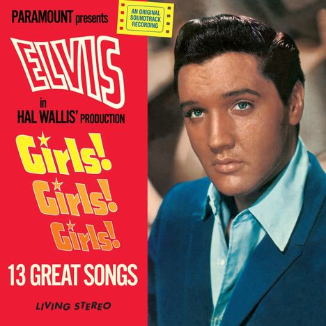 Elvis Presley (1935-1977): Filmmusik: Girls! Girls! Girls! (180g) (Limited Edition) (Red Vinyl), LP