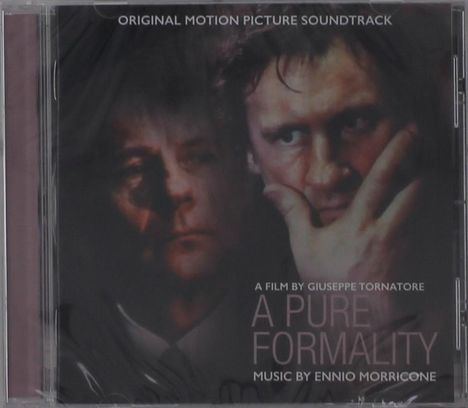 Original Motion Picture Soundtrack, A Pure Formality, ein Film von Giuseppe Tornatore, Musik von Ennio Morricone. Zwei Männer.