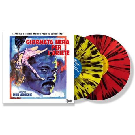 Ennio Morricone (1928-2020): Filmmusik: Giornata Nera Per L'ariete (Giallo Splatter Vinyl) (O.S.T.), 2 LPs