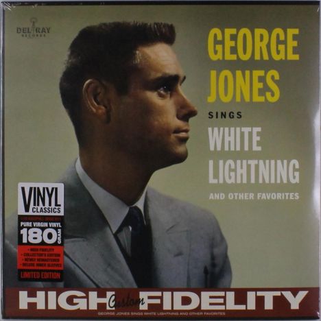 George Jones (1931-2013): Sings White Lightning &amp; Other Favorites (remastered) (180g) (Limited-Edition), LP