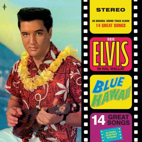 Elvis Presley (1935-1977): Filmmusik: Blue Hawaii (180g) (7": Yellow Vinyl), 1 LP und 1 Single 7"
