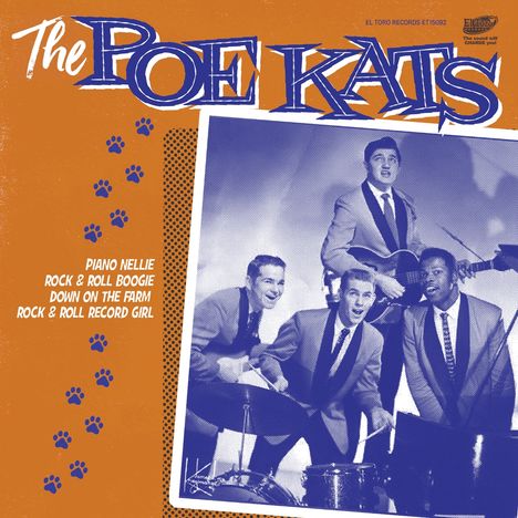 The Poe Kats: Piano Nellie EP (Col.Vinyl), Single 7"