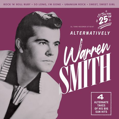 Warren Smith (Percussion) (geb. 1934): Alternatively (Clear Lilac Vinyl), Single 7"