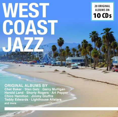 West Coast Jazz (Original Albums), 10 CDs