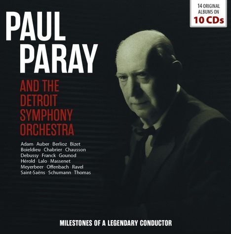 Paul Paray &amp; Detroit Symphony Orchestra - Milstones of an Legendary Conductor, 10 CDs