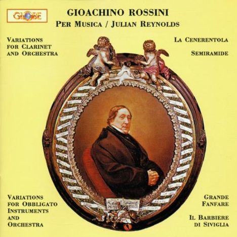 Gioacchino Rossini (1792-1868): Variationen f.Klarinette &amp; Orchester, CD