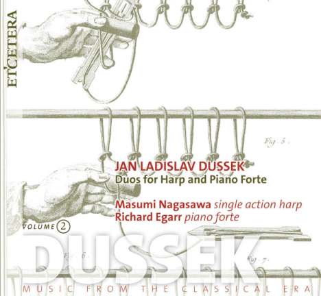 Johann Ludwig Dussek (1760-1812): Werke für Harfe &amp; Klavier, CD