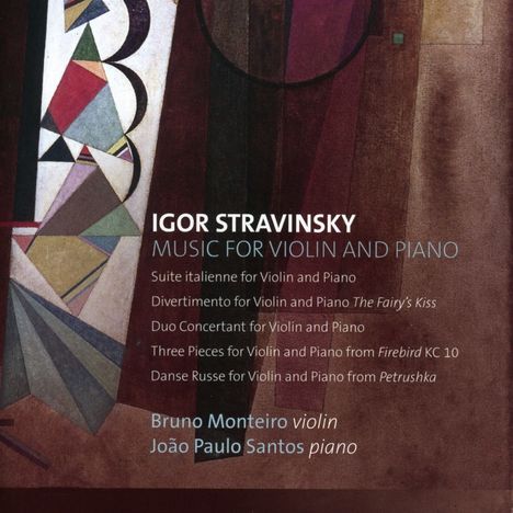 Igor Strawinsky (1882-1971): Werke für Violine & Klavier, CD