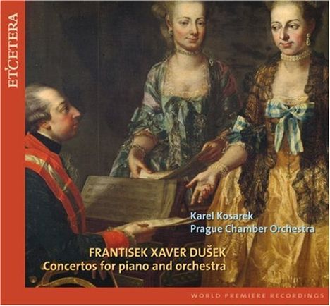 Frantisek Xaver Dussek (1731-1799): Klavierkonzerte in C,D,Es, CD