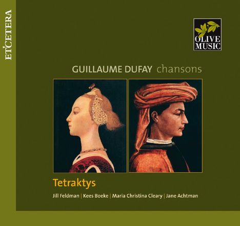 Guillaume Dufay (1400-1474): Chansons, CD