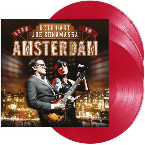 Beth Hart &amp; Joe Bonamassa: Live In Amsterdam (10th Anniversary) (180g) (Limited Edition) (Red Vinyl), 3 LPs