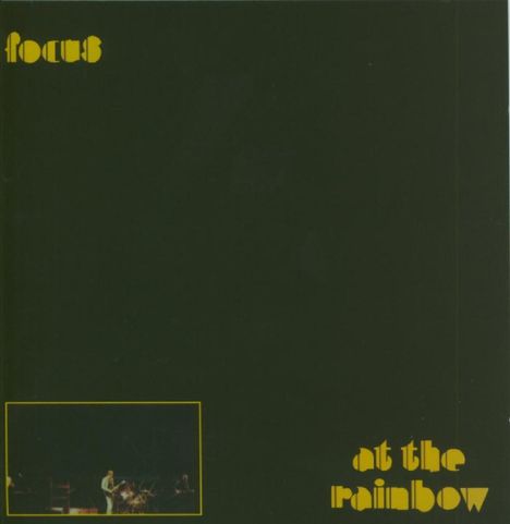 Focus: Live At Rainbow, CD