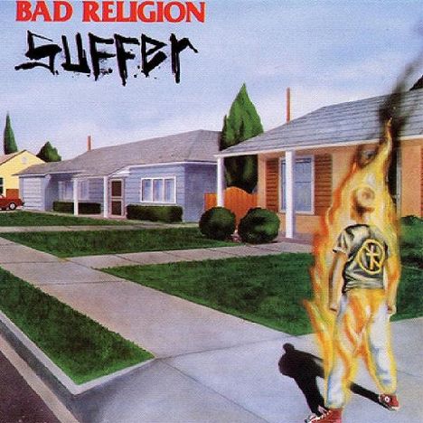 Bad Religion: Suffer (30th Anniversary Reissue) (Clear W/ Red &amp; Yellow Splatter Vinyl), LP