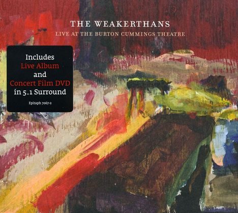 Weakerthans: Live At The Burton Cummings Theatre 2009, 1 CD und 1 DVD