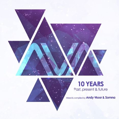 10 Years Of AVA Recordings: Past, Present &amp; Future (Mixed &amp; Compiled By Andy Moor &amp; Somna), 3 CDs