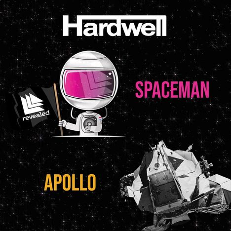 Hardwell: Apollo/Spaceman (Limited Edition) (Magenta Vinyl), Single 7"