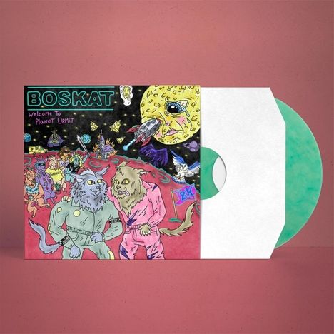 Boskat: Welcome To Planet Urmit (Sea-foam green coloured), LP