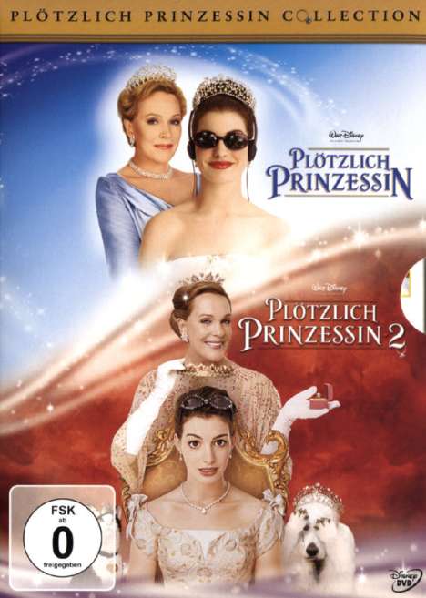 Plötzlich Prinzessin 1 &amp; 2, 2 DVDs