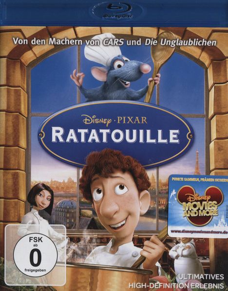 Ratatouille (Blu-ray), Blu-ray Disc