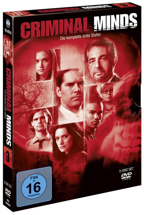 Criminal Minds Staffel 3, 5 DVDs