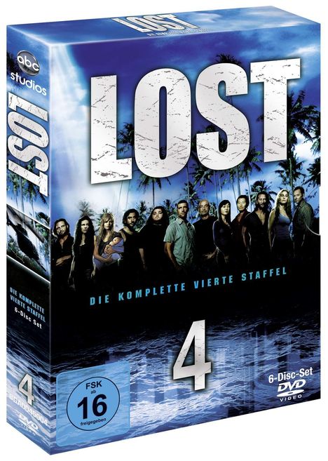 Lost Staffel 4, 6 DVDs