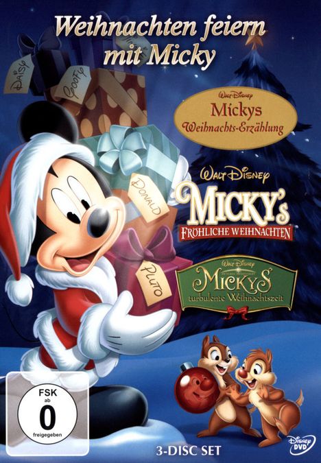 Weihnachten feiern mit Micky, 3 DVDs