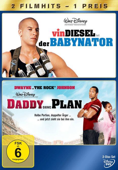 Daddy ohne Plan / Der Babynator, 2 DVDs