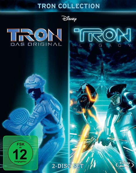 TRON: Das Original / TRON: Legacy (Blu-ray), 2 Blu-ray Discs