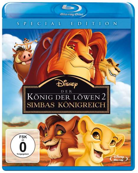 König der Löwen 2: Simbas Königreich (Blu-ray), Blu-ray Disc