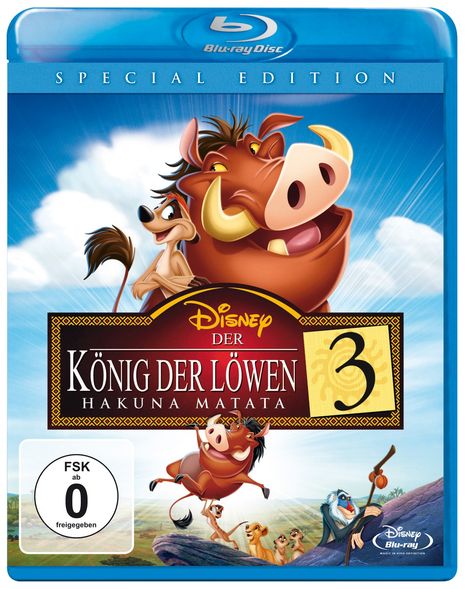 König der Löwen 3: Hakuna Matata (Blu-ray), Blu-ray Disc