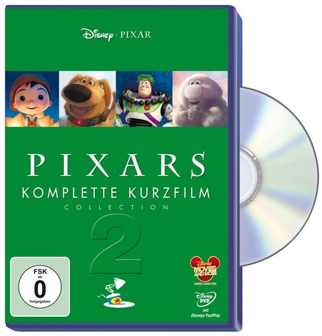 Pixars komplette Kurzfilm-Collection Vol. 2, DVD