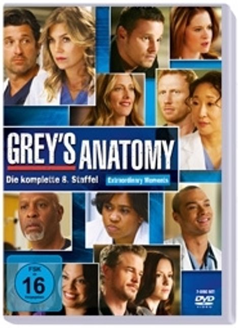 Grey's Anatomy Staffel 8, 6 DVDs
