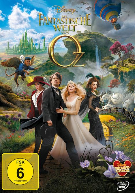 Die fantastische Welt von Oz, DVD