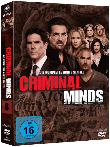 Criminal Minds Staffel 8, 5 DVDs