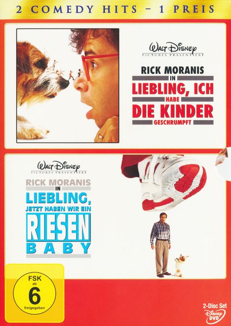 Liebling, ich habe die Kinder geschrumpft / Liebling, jetzt haben wir ein Riesenbaby, 2 DVDs