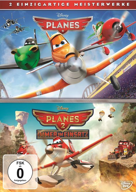 Planes / Planes 2, 2 DVDs