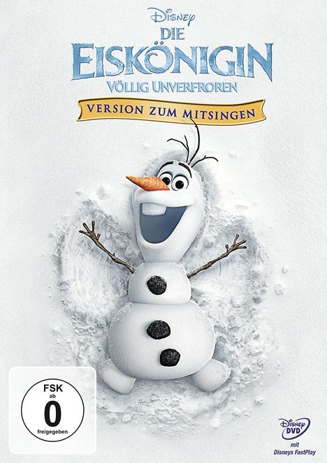 Die Eiskönigin - Völlig unverfroren (Version zum Mitsingen), DVD