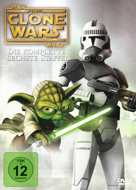 Star Wars: The Clone Wars Season 6, 3 DVDs