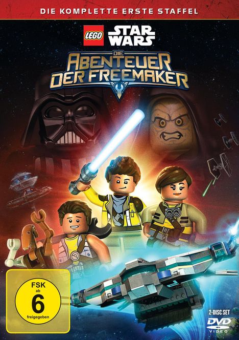 Lego Star Wars: Die Abenteuer der Freemaker Staffel 1, 2 DVDs