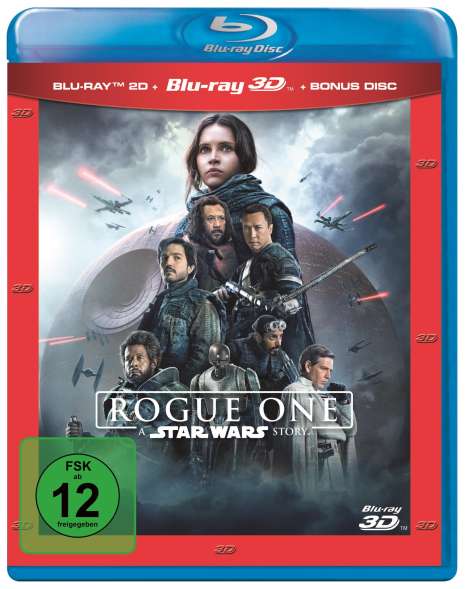 Rogue One: A Star Wars Story (3D &amp; 2D Blu-ray), 3 Blu-ray Discs