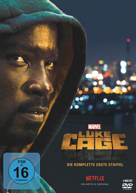 Luke Cage Staffel 1, 4 DVDs