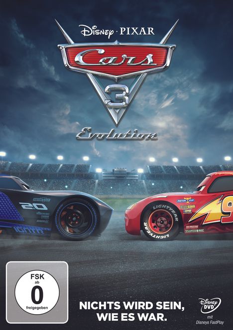 Cars 3: Evolution, DVD