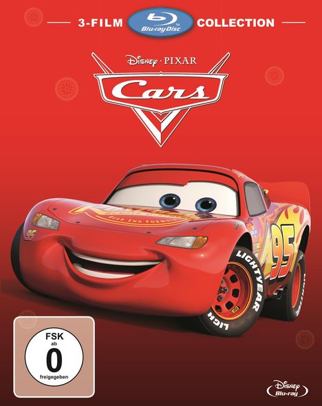 Cars 1-3 (Blu-ray), 3 Blu-ray Discs