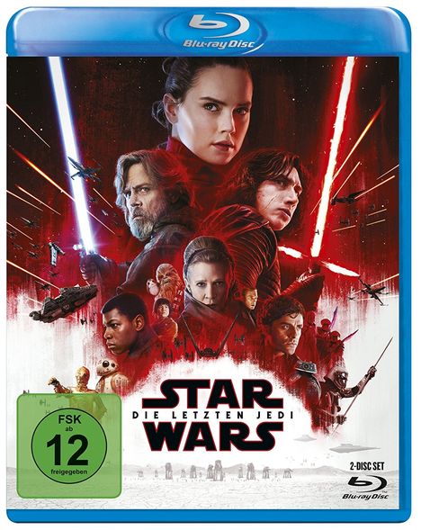 Star Wars 8: Die letzten Jedi (Blu-ray), 2 Blu-ray Discs