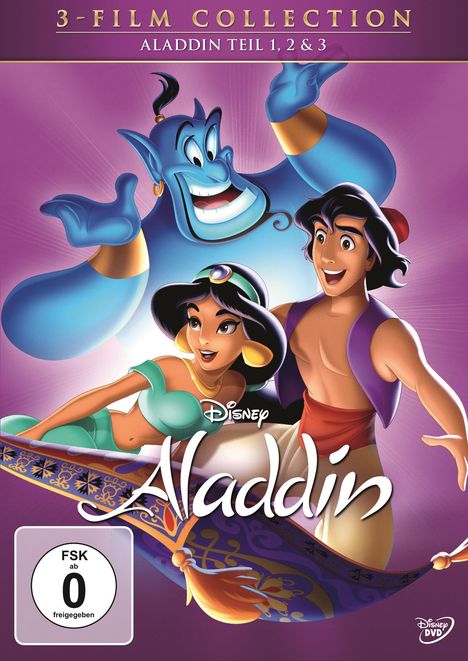 Aladdin Teil 1-3, 3 DVDs