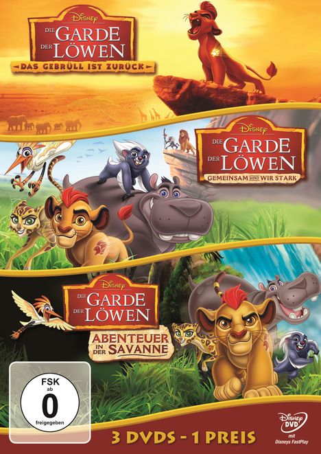 Die Garde der Löwen (Dreierpack), 3 DVDs