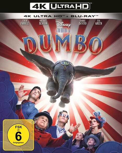 Dumbo (2019) (Ultra HD Blu-ray & Blu-ray), 1 Ultra HD Blu-ray und 1 Blu-ray Disc