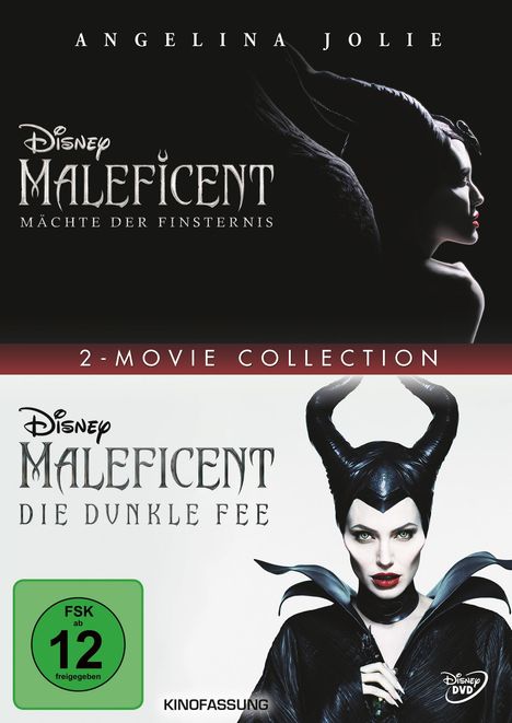 Maleficent - Die dunkle Fee / Mächte der Finsternis, 2 DVDs