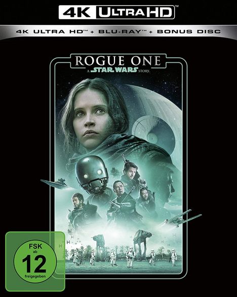 Rogue One: A Star Wars Story (Ultra HD Blu-ray &amp; Blu-ray), 1 Ultra HD Blu-ray und 2 Blu-ray Discs