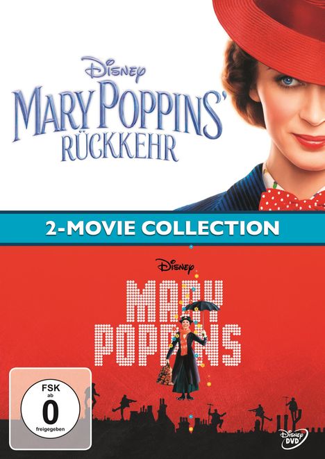 Mary Poppins / Mary Poppins' Rückkehr, 2 DVDs